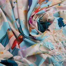 Тканина плательна Super Soft нарцис блакитний