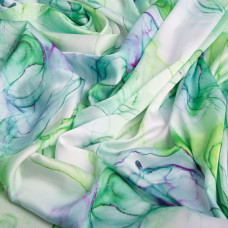Тканина атлас шовк сатин Armani мариво салат