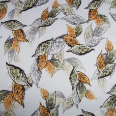 Ткань плательная атлас шелк осінь руда