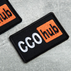 Шеврон на липучці ССО Hub 5х9,5 см вишитий патч нашивка