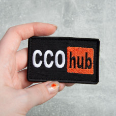 Шеврон на липучці ССО Hub 5х9,5 см вишитий патч нашивка