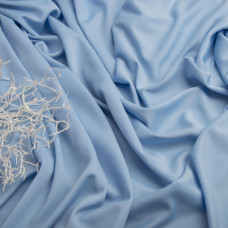 Тканина підкладкова трикотажна блакитна