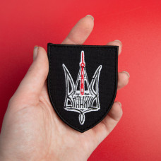 Шеврон на липучці Вінниця 6,7х8,2 см вишитий патч нашивка