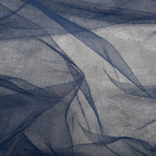 Тканина фатин декоративний т/синій