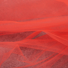 Тканина фатин декоративний неон помаранч