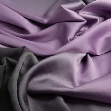 Тканина полум'яна атлас шовку деграде бузок