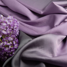 Тканина полум'яна атлас шовку деграде бузок