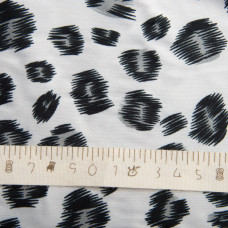 Тканина полум'яна атлас шовк барсик білій