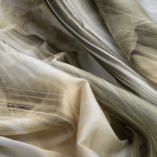 Тканина полум'яна атлас шовк стрейч олива