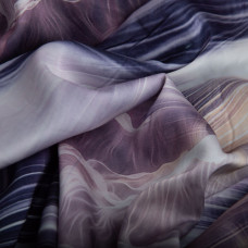 Тканина полум'яна атлас шовк стрейч-фоолет
