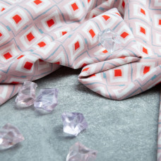 Тканина полум'яна ромб ромб