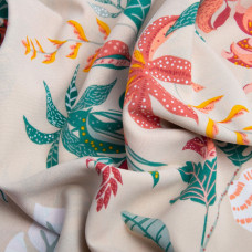 Тканина полум'яна тропікіна беж