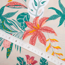 Тканина полум'яна тропікіна беж