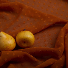 Тканина шифон жакард 150 см 75 гр/м2 легка, повітряна, для суконь, спідниць, блузок, дитячого одягу