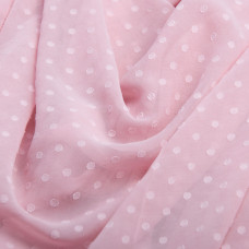 Тканина шифон жакард 150 см 75 гр/м2 легка, повітряна, для суконь, спідниць, блузок, дитячого одягу