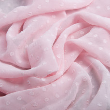 Тканина шифон жакард 150 см 75 гр/м2 легка, повітряна, для суконь, спідниць, блузок, дитячого одягу