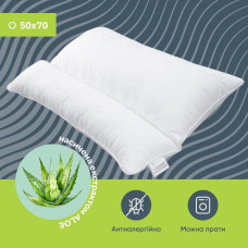 Подушка Aloe Vera 50х70 см IDEIA ортопедична антиалергенна тканина з просоченням алоє антибактеріальна