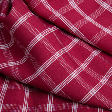 Тканина плательна штапель клітину вишня