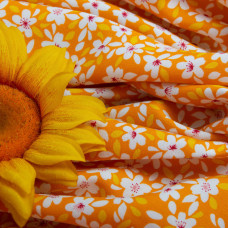 Тканина плательна штапель весна помаранч