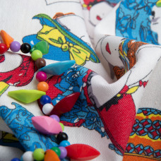 Тканина костюмна джинс капелюшки