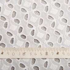 Тканина плательна бавовна батист прошва пелюстки молоко