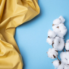 Ткань поплин хлопок 124 гр/м2 гірчиця