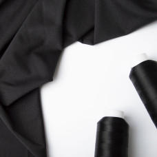 Ткань трикотаж Біфлекс 200 гр/кв.м чорний