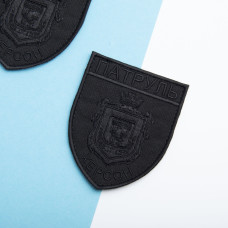 Шеврон на липучці Патруль Херсон Херсона 7х9 см вишитий патч нашивка