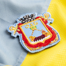 Шеврон на липучці Герб Миколаєва Миколаїв 6х6 см вишитий патч нашивка