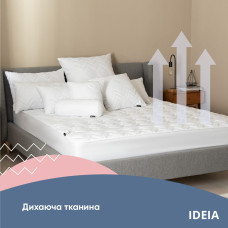 Наматрацник NORDIC COMFORT 80х190х35 см IDEIA пл 150 натяжний з бортом по периметру захисний