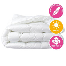 Ковдра літня Super Soft Premium 200х220 см IDEIA штучний пух бавовна перкаль антиалергенна для літа