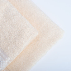 Рушник махровий Софія IDEIA 70х138 см крем бавовна натуральний банний