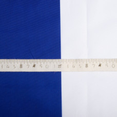 Тканина тентова Оксфорд, 150 см, 160 г/м2, міцна та водостійка для тентів та чохлів смуга біло-синя