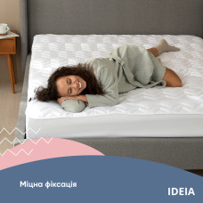 Наматрацник захисний 90х200х35 см NORDIC COMFORT LUXE IDEIA пл 250 гр/м2 натяжний з бортом по периметру