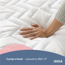 Наматрацник 80х190х35 см NORDIC COMFORT LUXE IDEIA пл 250 гр/м2 стьобаний натяжний з бортом по периметру