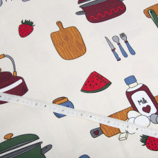 Тканина декоративна FRANK з водовідштовхувальним просоченням кухня