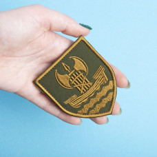 Шеврон на липучці Південне територіальне керування ВСП Південь 7х8 см вишитий патч нашивка