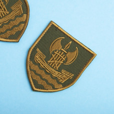 Шеврон на липучці Південне територіальне керування ВСП Південь 7х8 см вишитий патч нашивка