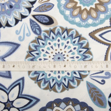 Тканина декоративна Коло з водовідштовхувальним просоченням V-02 синя