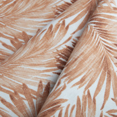 Тканина декоративна Папороть з водовідштовхувальним просоченням V-11 теракот