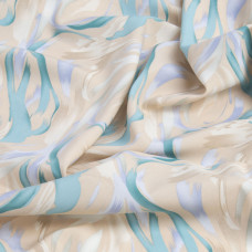 Тканина плательна Super Soft акварель бірюза