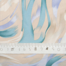 Тканина плательна Super Soft акварель бірюза
