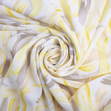Тканина плательна Super Soft акварель жовта