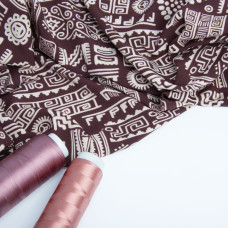 Тканина плательна Super Soft монускрипти