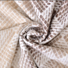 Плед покривало Kassandra 200x220 см IDEIA см беж, бавовна, натуральне