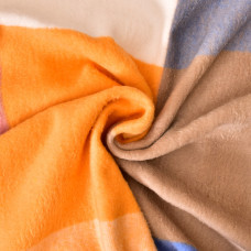 Плед покривало Kassandra 150х200 см IDEIA см квадрат бавовна натуральне