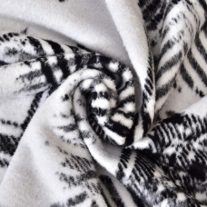 Плед покривало Kassandra 150x220 см IDEIA чорний бавовняне бавовна натуральна