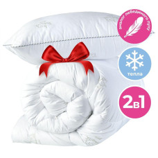 Набір Super Soft Classic IDEIA полуторний ковдру 140х200 см + подушка 50х70 см штучний пух