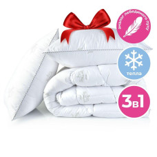 Набір Super Soft Classic євро IDEIA ковдра 200х220 см + подушки 2 шт 50х70 см штучний пух
