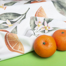 Тканина декоративна FRANK з водовідштовхувальним просоченням апельсин